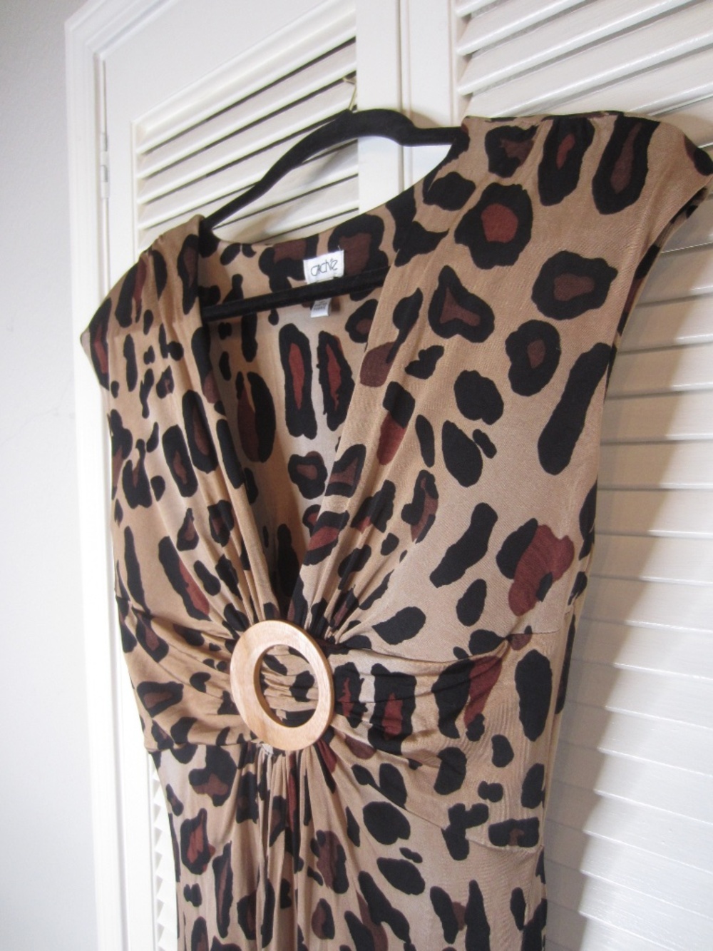Cache Animal Print cocktail dress - Size 10 - Picture 4 of 6